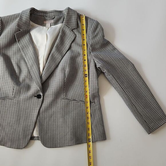 H&M Houndstooth Fitted Blazer - Picture 8 of 14